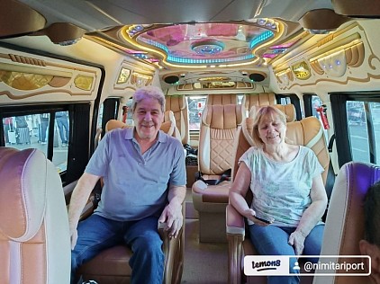 LUXURY van rental with driver