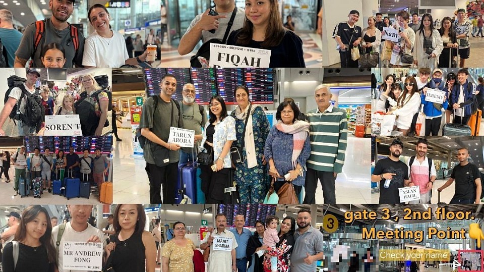 Book a car with us to pick you up from Suvarnabhumi and Don Mueang airports. Our staff will welcome you with a sign with your name on it and guide you to the car conveniently.