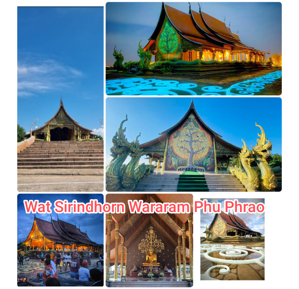 Wat Sirindhorn Wararam Phu Phrao chong mak ubon ratchathani