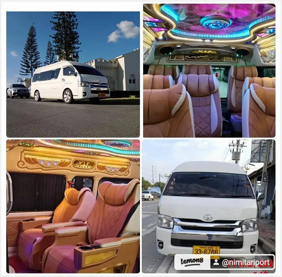 Luxury Van rental with driver Bangkok, pattaya, kanchanaburi, khao yai
